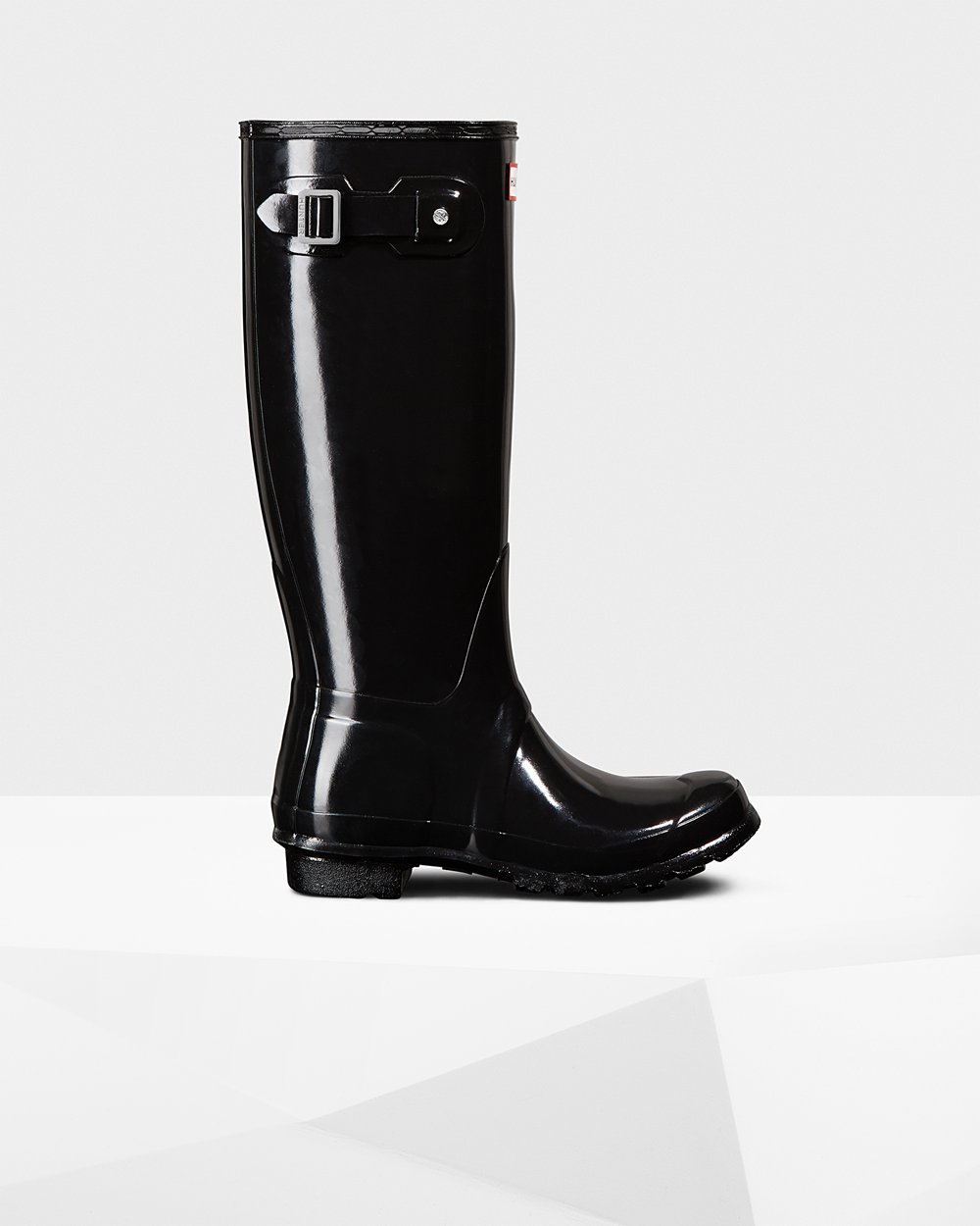 Hunter Mujer Original Gloss - Botas de Lluvia Negras - 419-SAVPXY